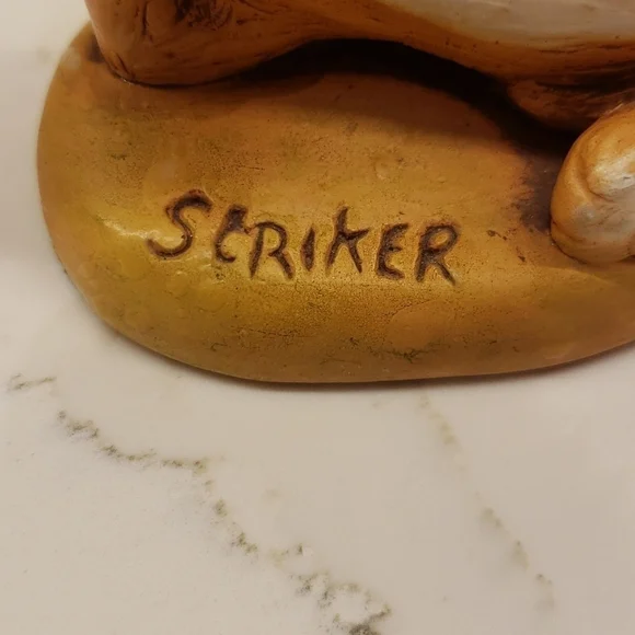 Vintage Moorcraft Striker Rabbit Figurine Hand Painted England - Picture 2 of 9